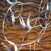 Texas artist sculptor Ken Arthur - Flight #2 Swallows - Stainless Steel