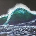 Texas painter artist Ken Arthur - The Big Wave - Acrylic on Canvas